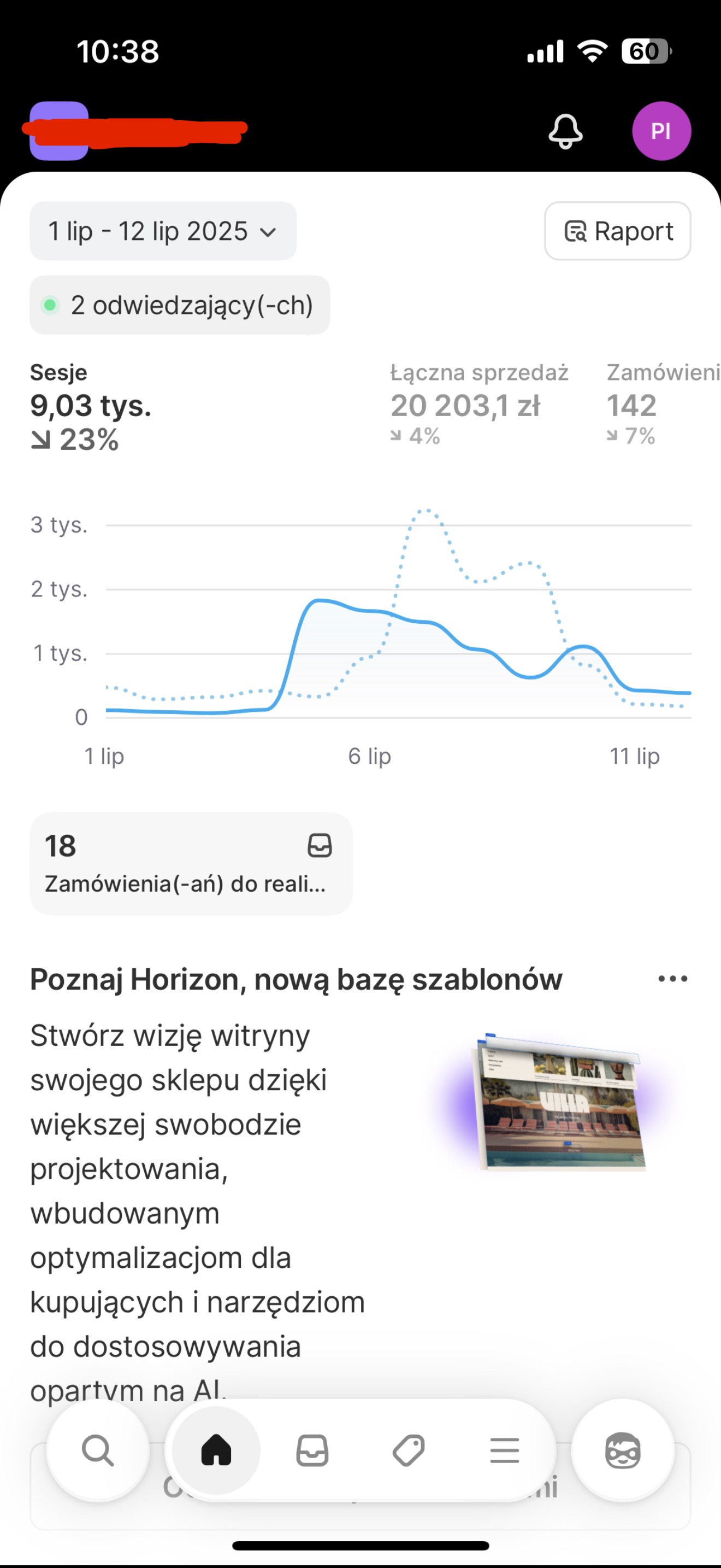 Wyniki sprzedaży REVELAB — zrzut ekranu 4