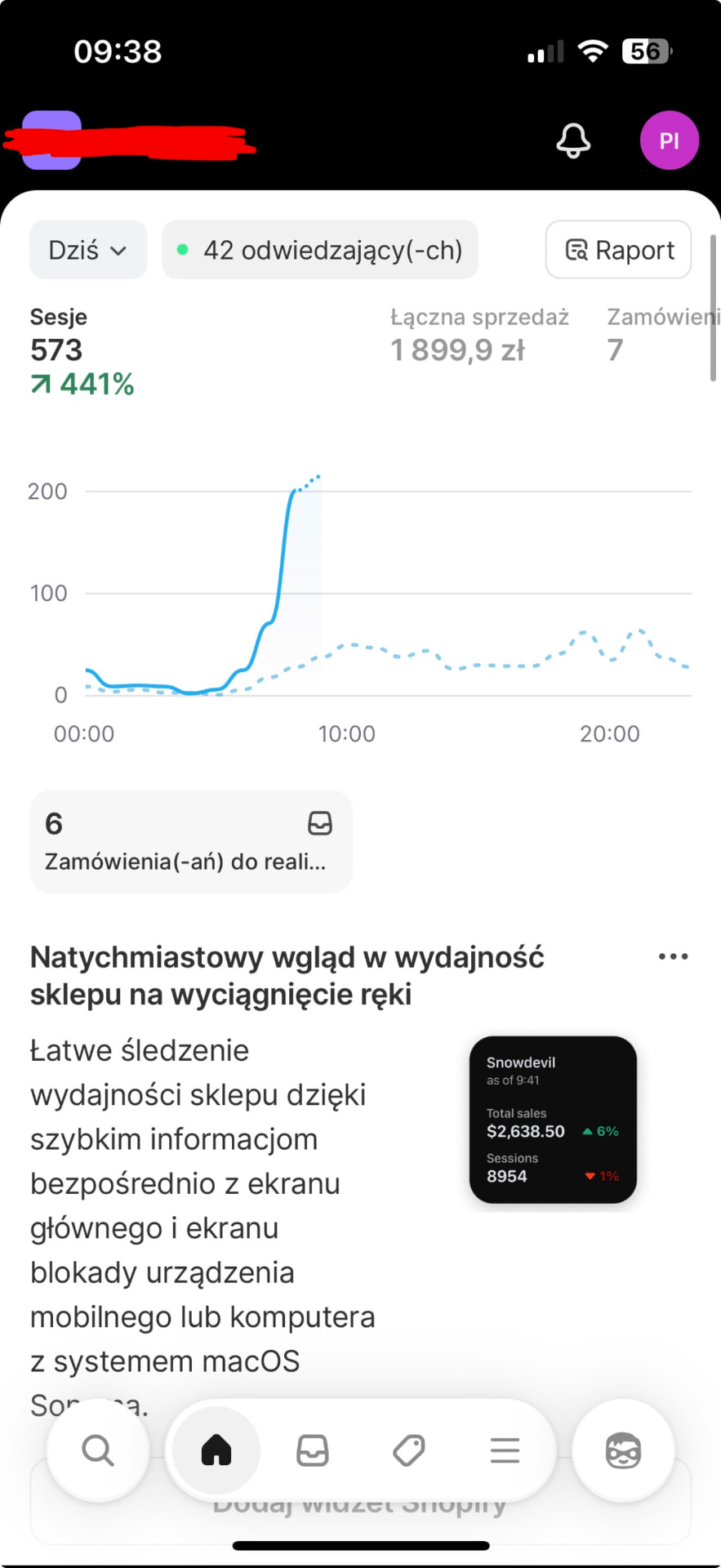 Wyniki sprzedaży REVELAB — zrzut ekranu 1